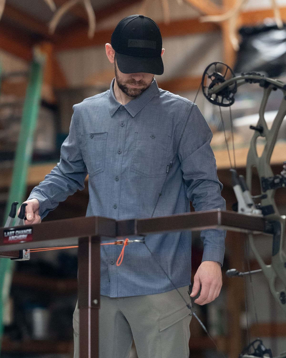 Terrace LS Shirt | Castle Rock Chambray
