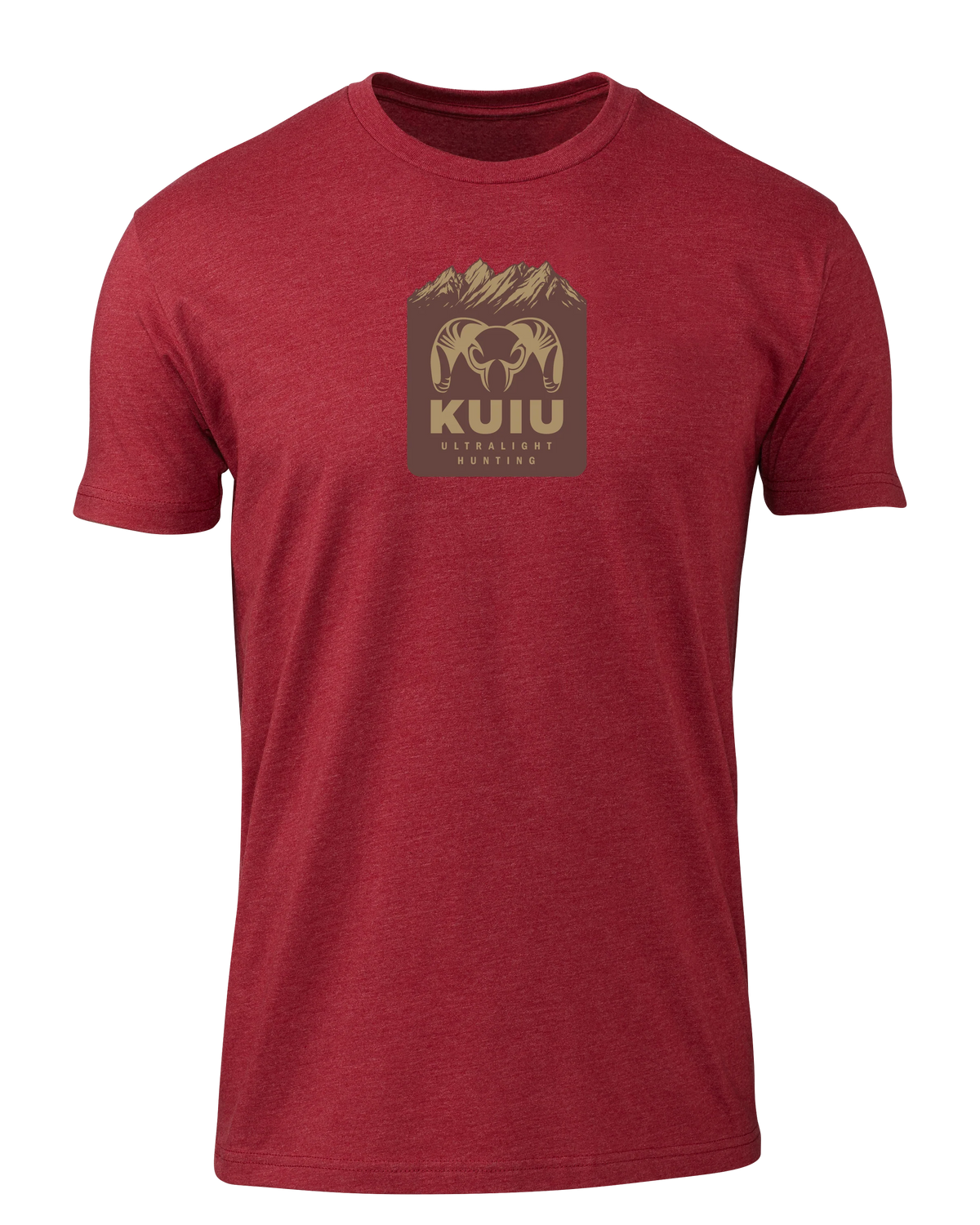 KUIU Mountain Logo T-Shirt | Cardinal