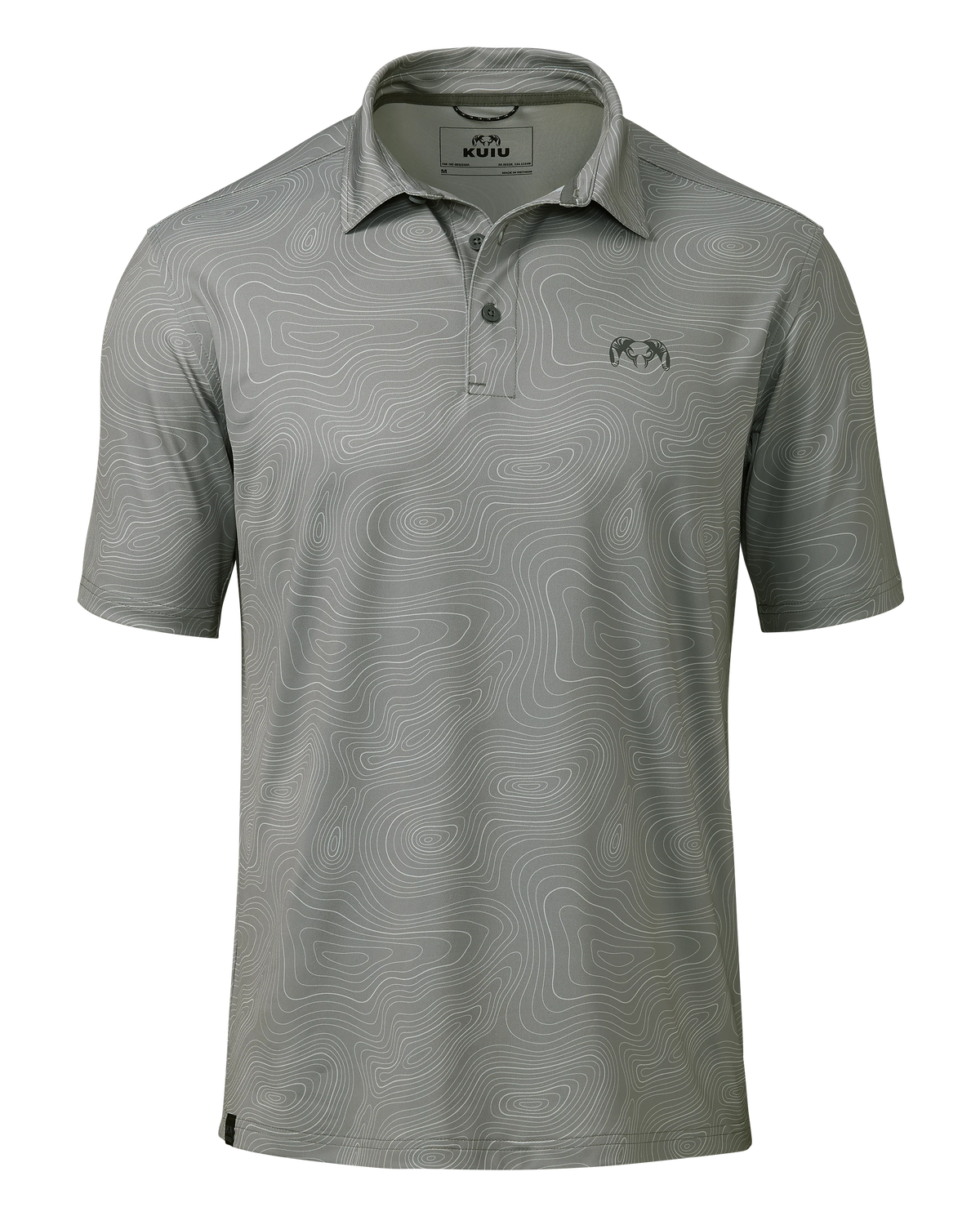KUIU Performance Polo Topo | Dark Lunar Topo