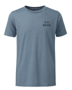 KUIU Youth Topo Back Logo T-Shirt | Heather Slate Blue
