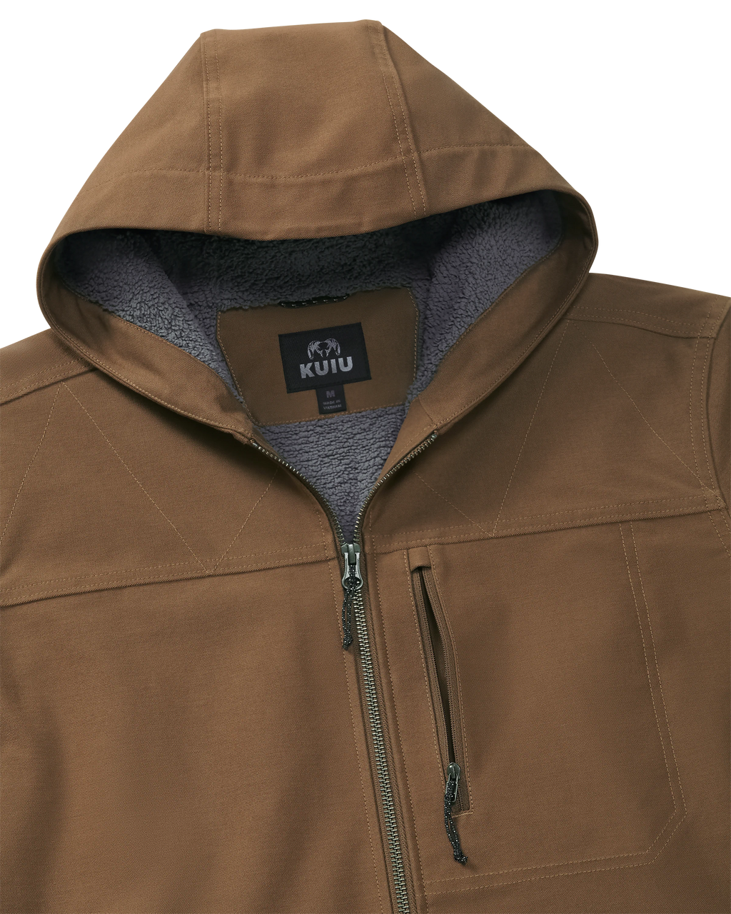 Brawley Hooded Fleece Jacket | Saddle