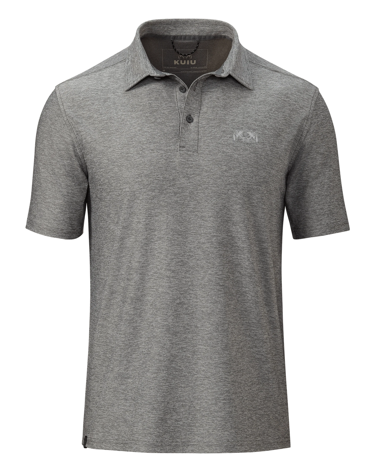 KUIU Performance Polo | Heather Gunmetal