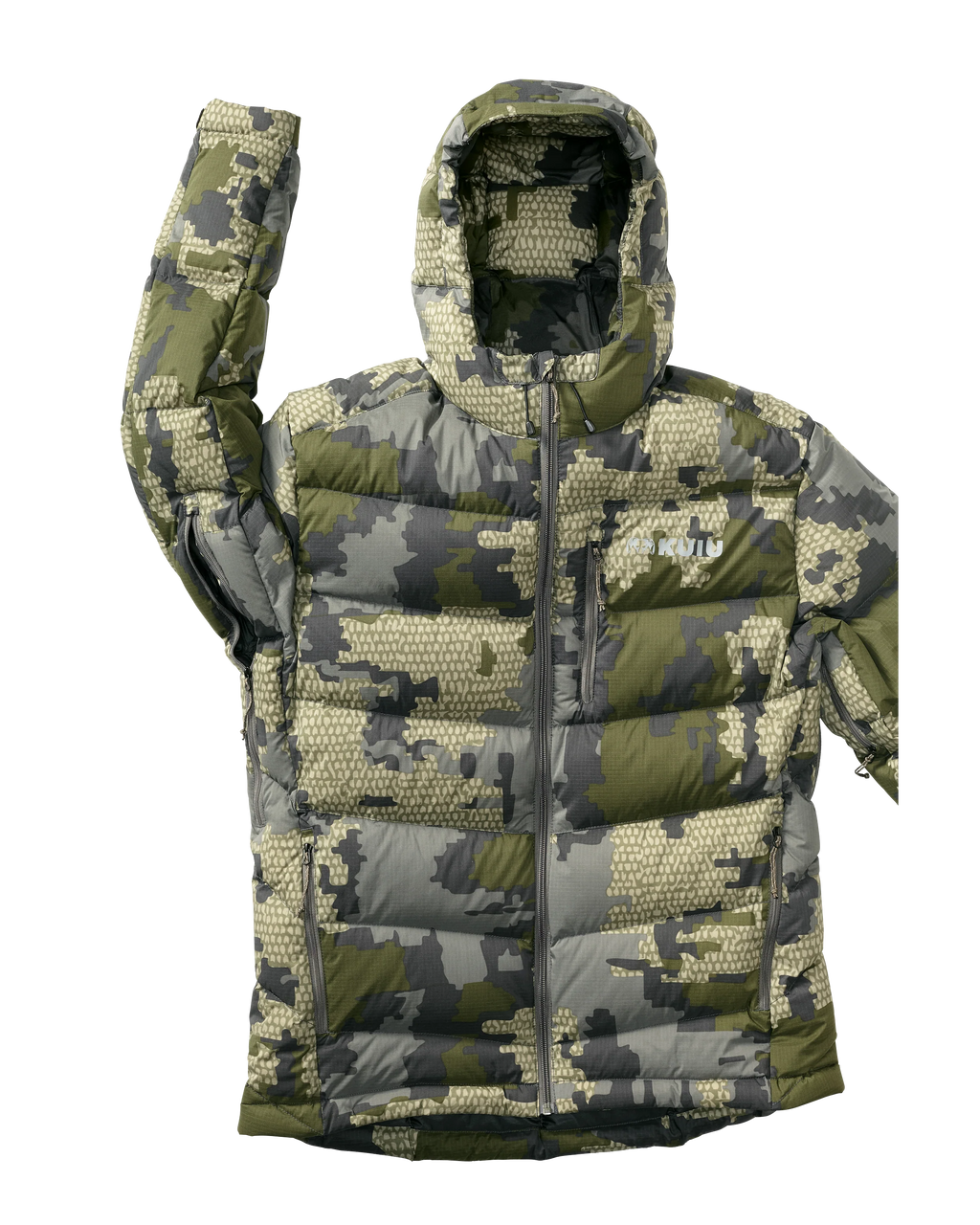Super Down PRO Hooded Jacket | Verde
