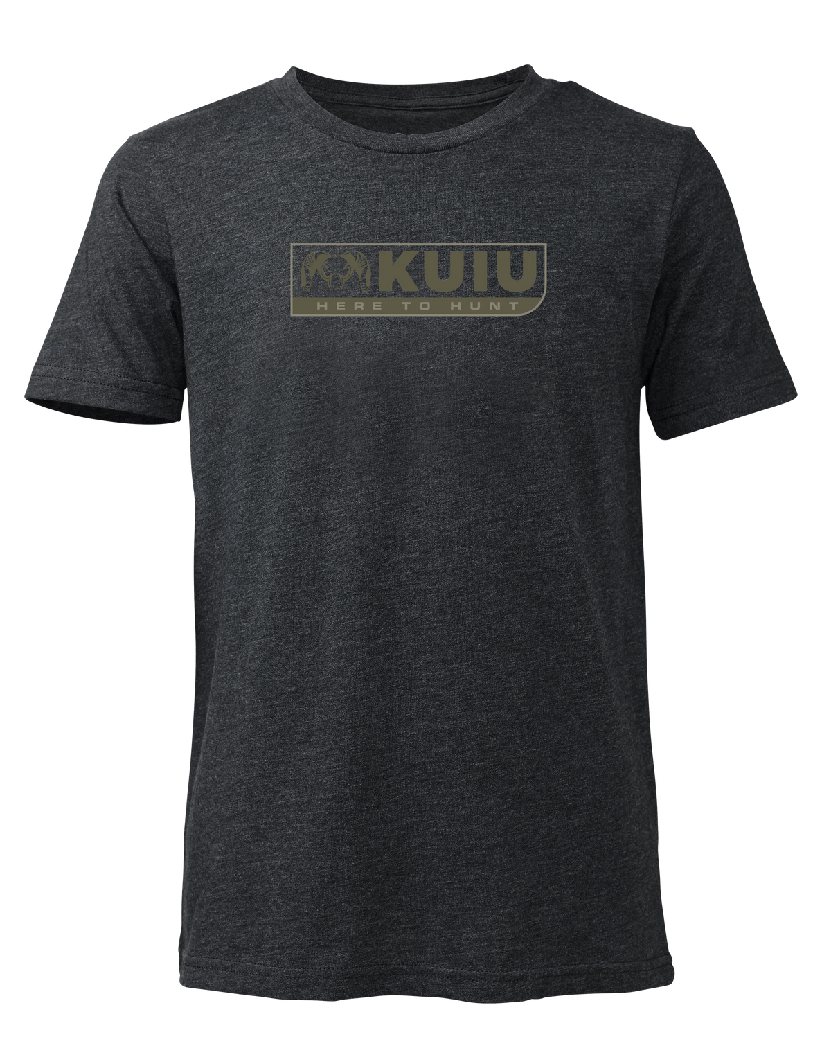 KUIU Youth Here to Hunt T-Shirt | Charcoal