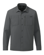 Motive Flannel Lined Shirt Jacket | Gunmetal
