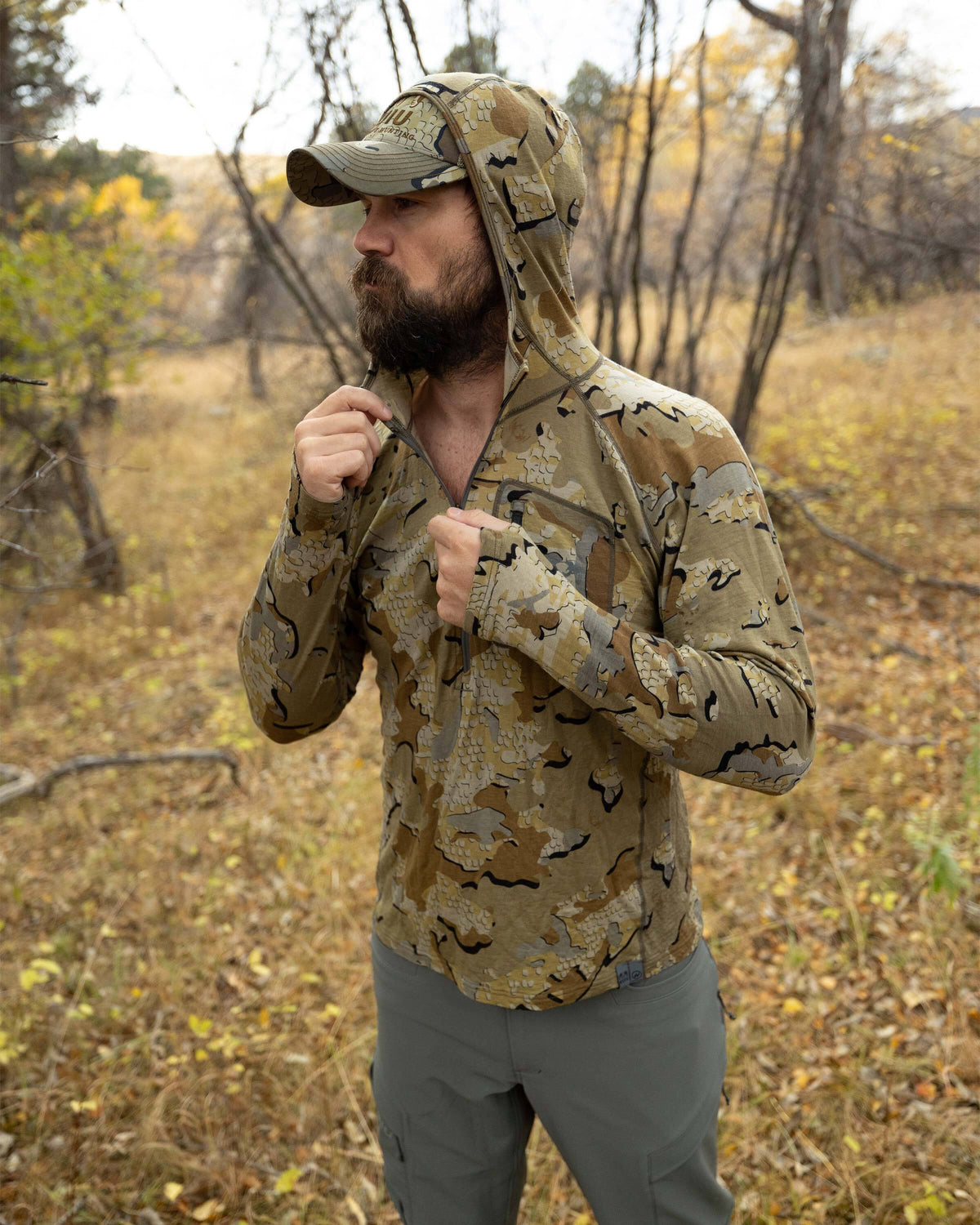 ULTRA Merino 145 Zip-T Hunting Hoodie | Loden