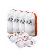 Small Deer/Antelope Game Bag Set | White-Orange