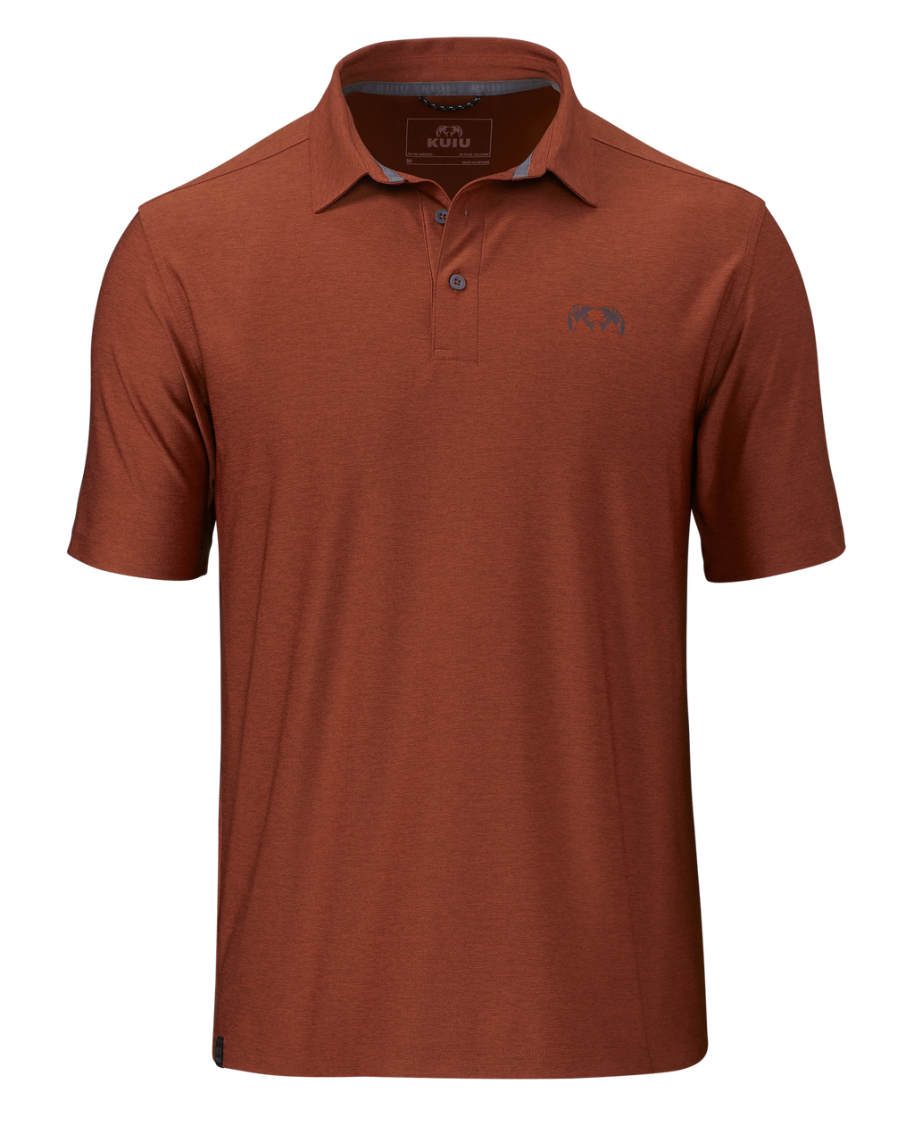 KUIU Performance Polo | Heather Rust