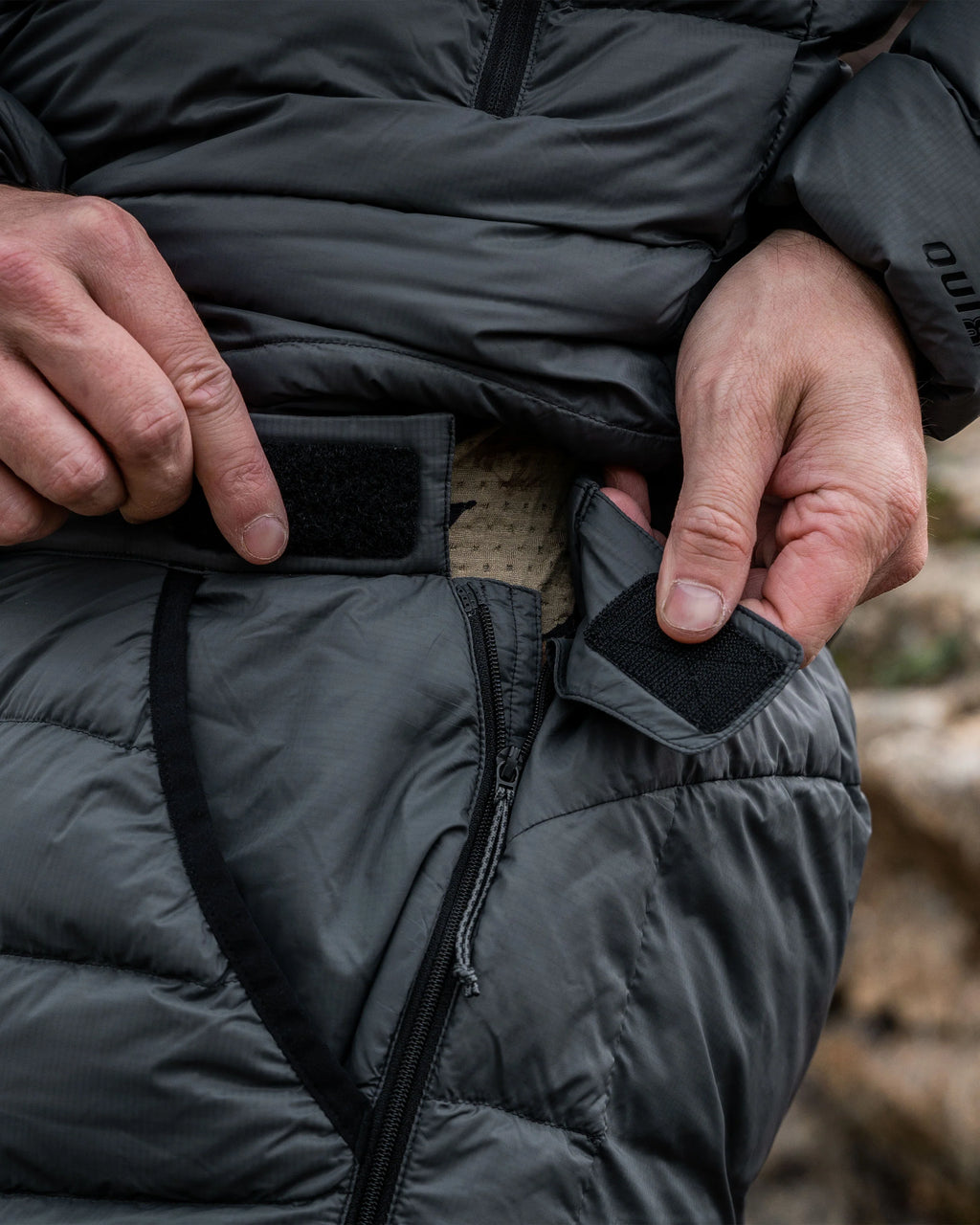 Super Down LT Pant | Gunmetal