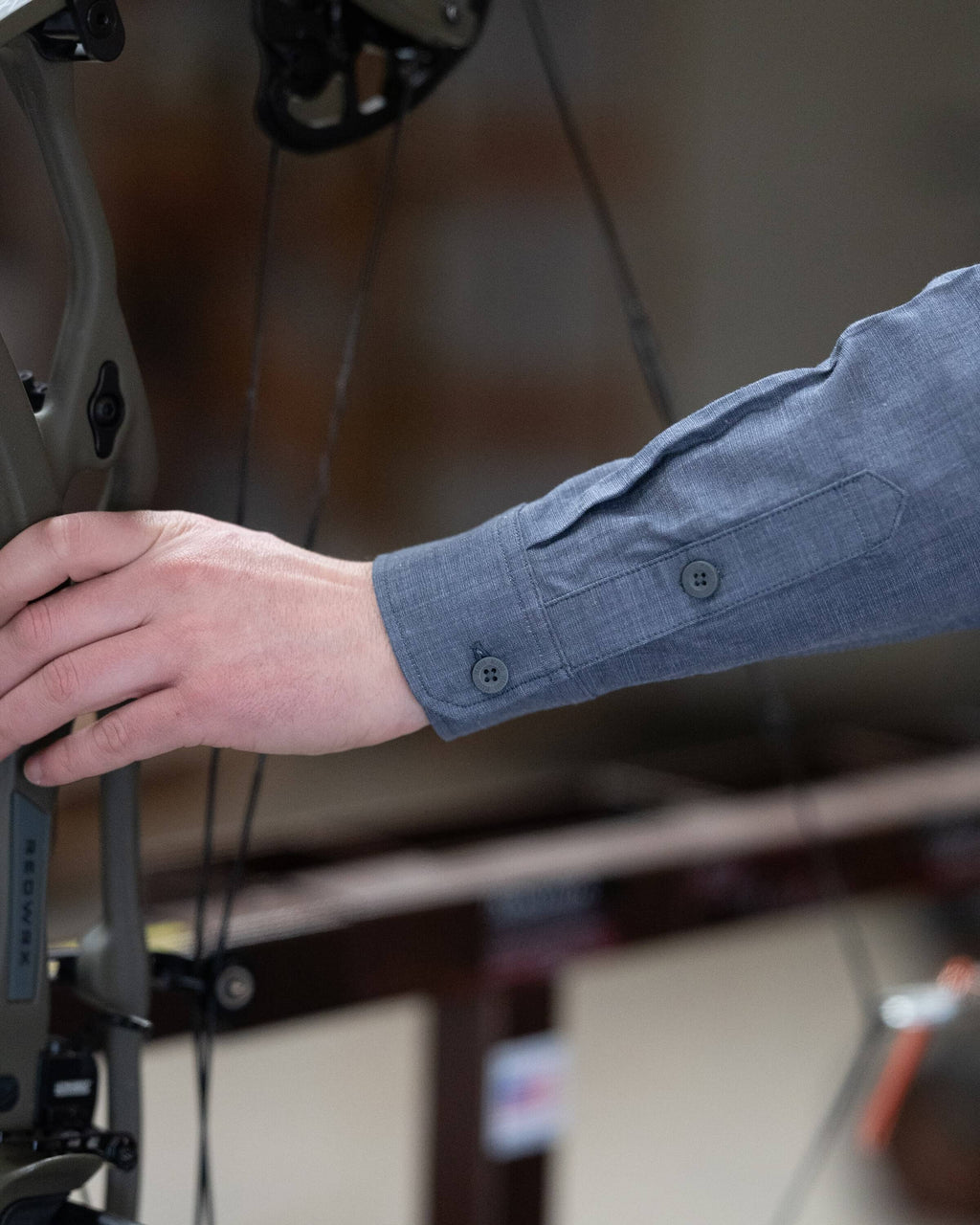 Terrace LS Shirt | Castle Rock Chambray