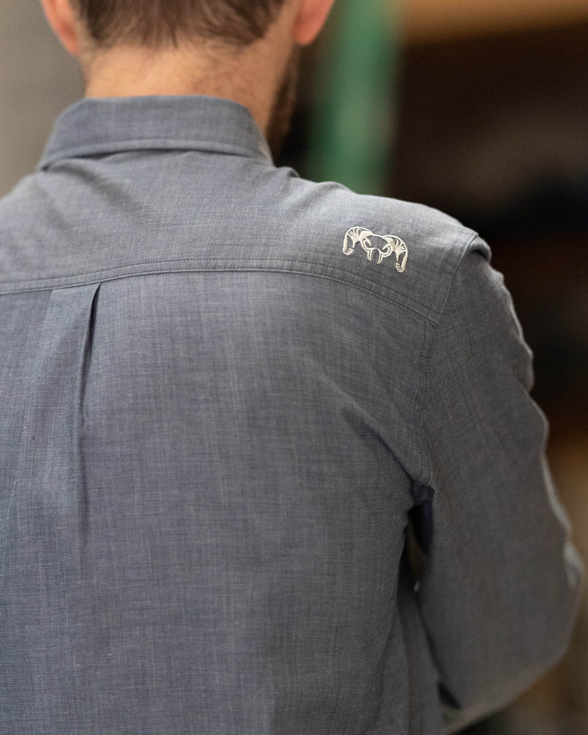 Terrace LS Shirt | Castle Rock Chambray