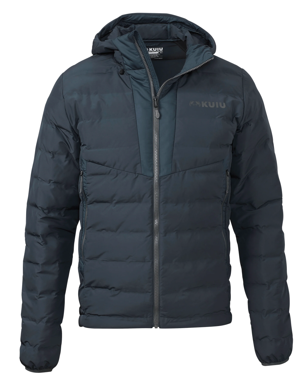 Elements Hooded Jacket | Steel Blue