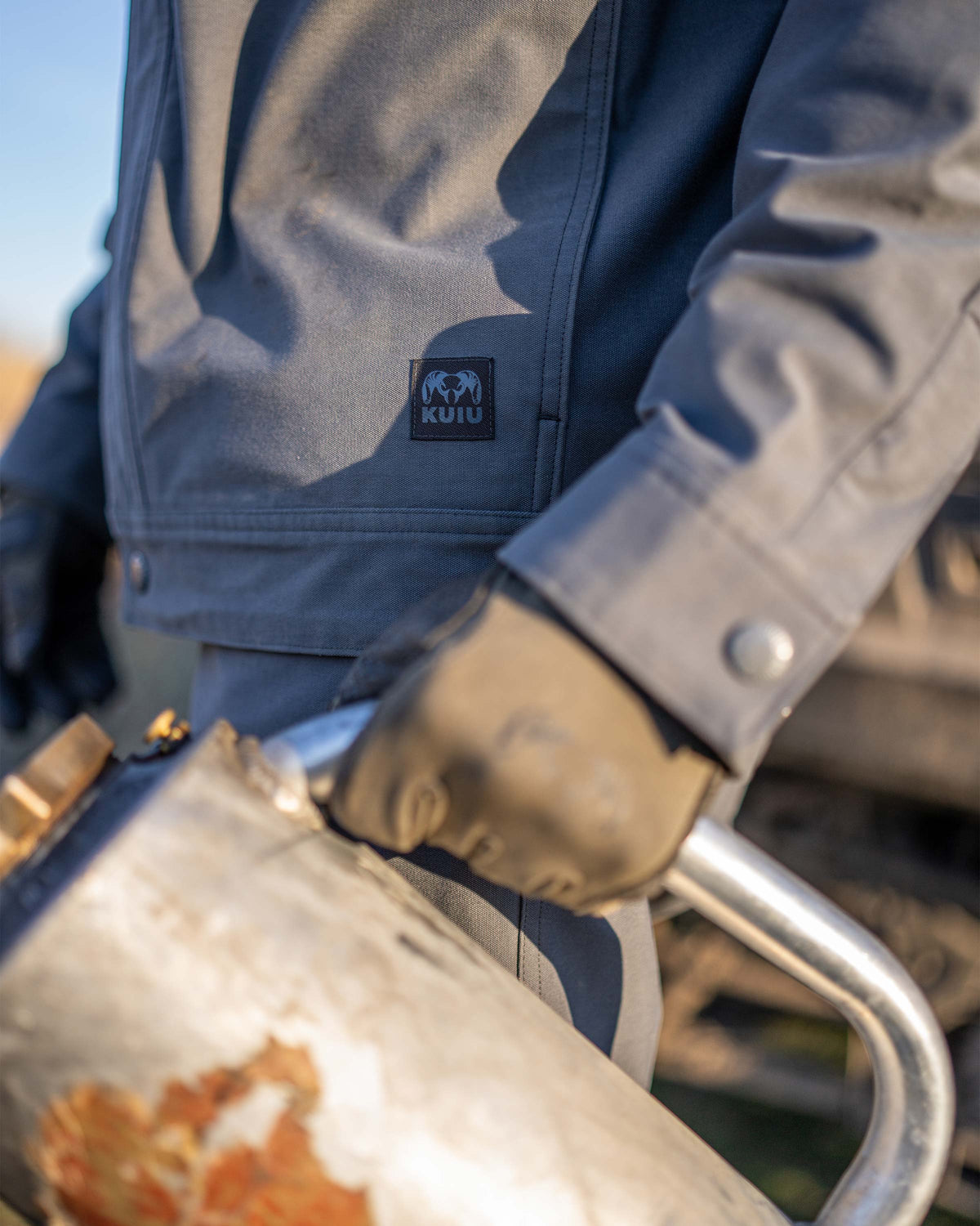 Brawley Canvas Jacket | Gunmetal